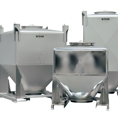 For processing, storage  and transport of powders,  granules and tablets